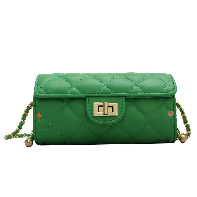 Women's Quilted Chain Strap Travel Bag