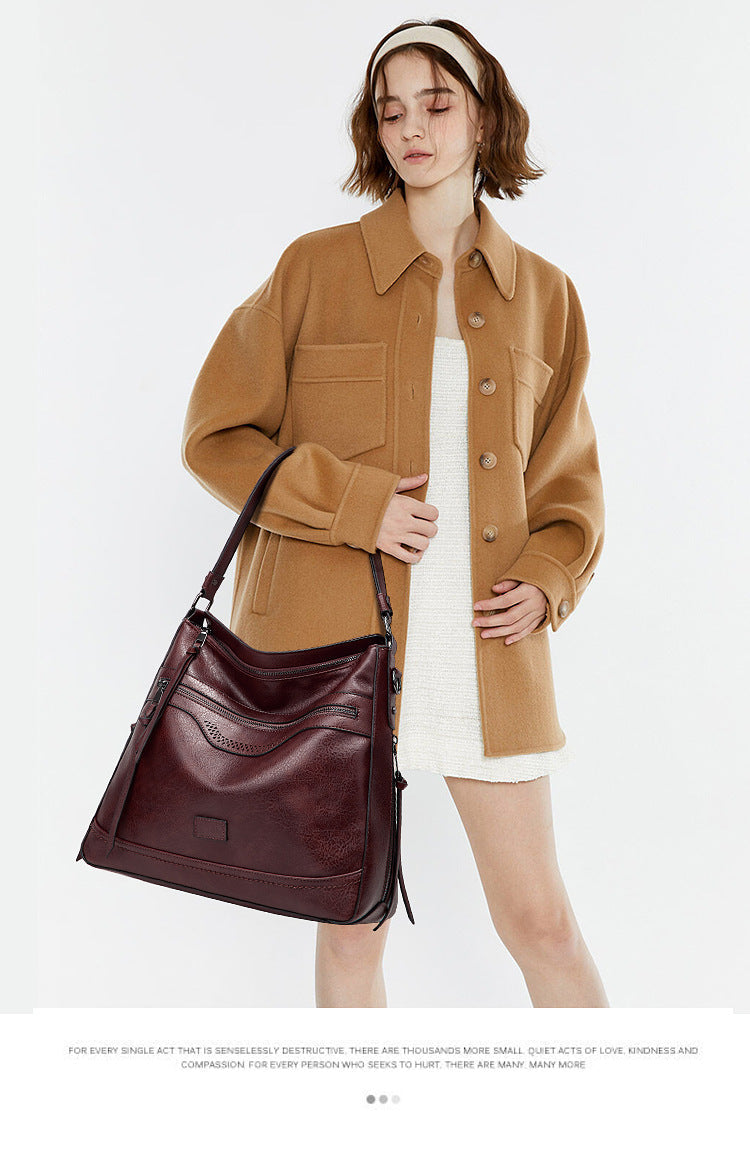 Women's Vintage Multi-Pocket Travel Tote Travel Bag