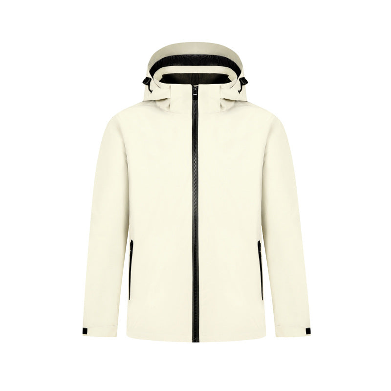 Single Layer Shell Jacket Outdoor Sports Waterproof Windproof Jacket