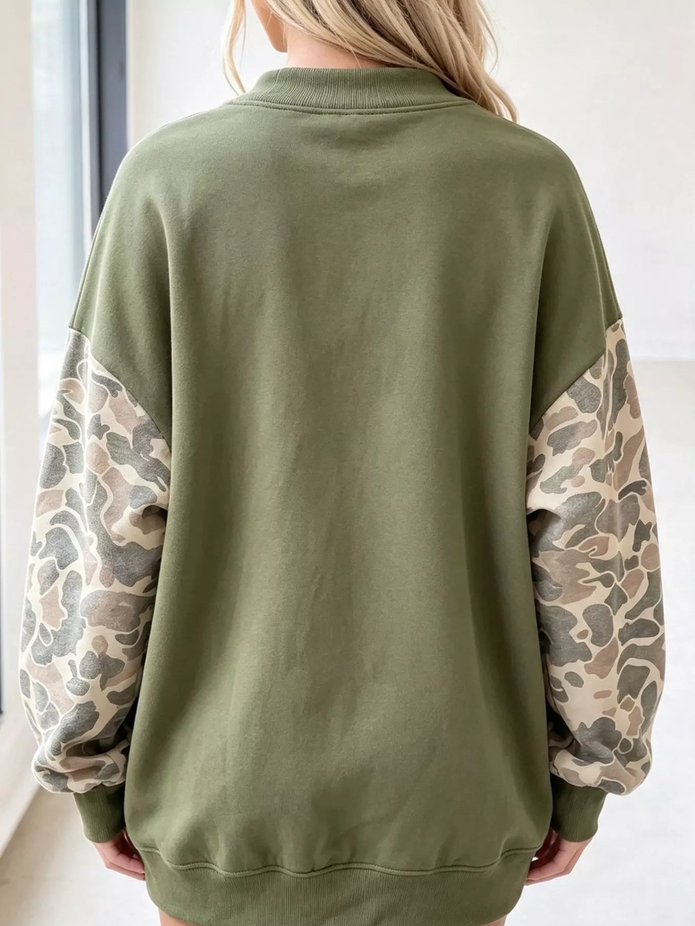 Camouflage Long Sleeve Sweatshirt