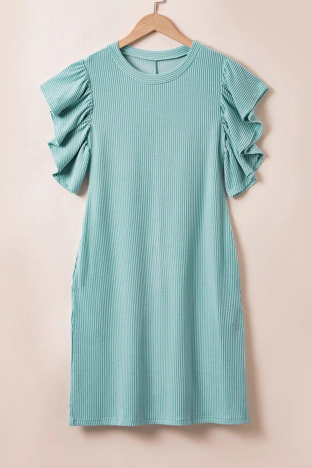 Women's Casual Dresses Dress - Ruffle Sleeve - H-Line Summer Casual