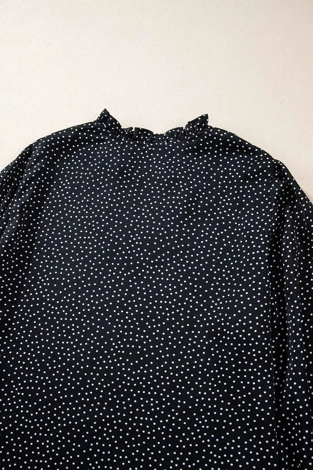 Pants Love Salve Black Leopard Print Women's Blouse V-Neck Stylish Plus Size Top