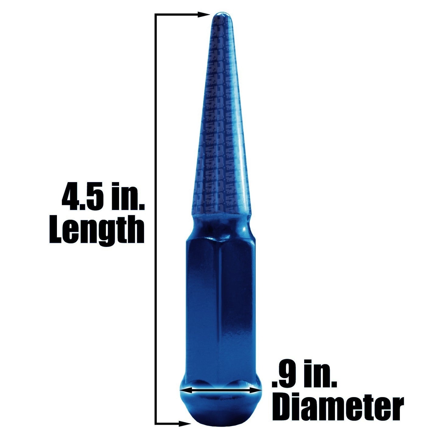 4pc 4.5in Spike Lug Nuts