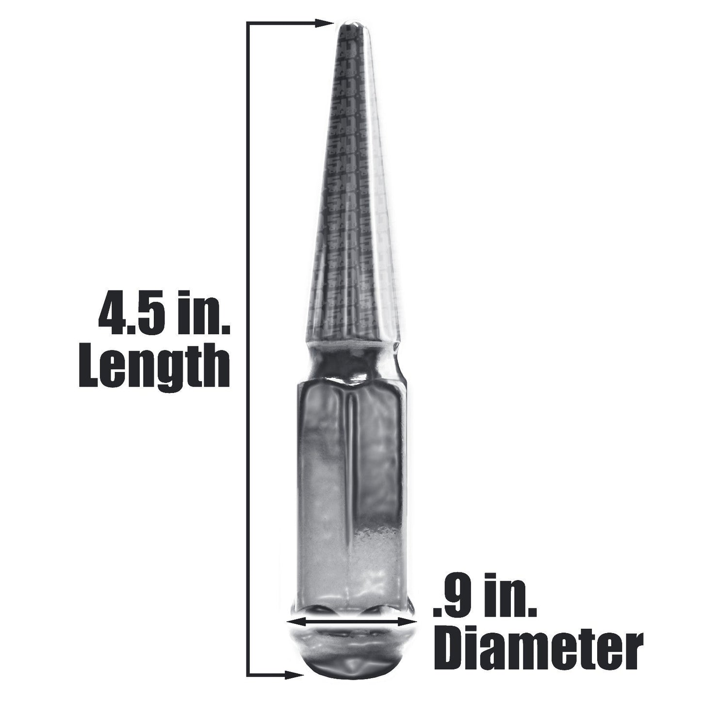 4pc 4.5in Spike Lug Nuts
