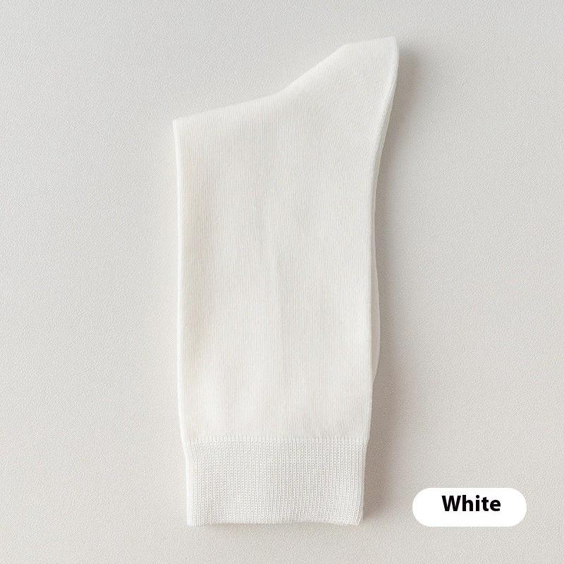 Men's Mid-calf Pure Cotton Business Socks