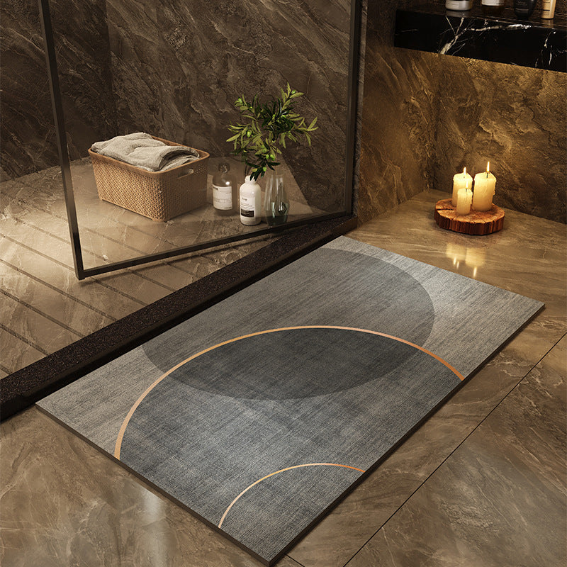 Printed Quick-drying Water-absorbent Bathroom Floor Mat