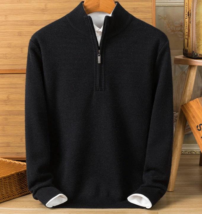 Men's Knitwear Long Sleeve Thickened Sweater
