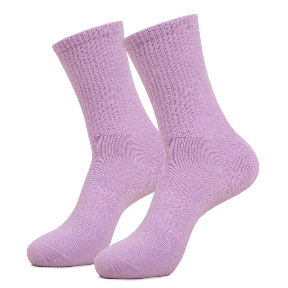 Men's Mid-calf Combed Cotton Athletic Sweat-absorbent Breathable High-pass Non-stuffy Socks