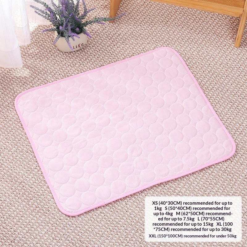 Pet Sofa Cooling Ice Silk Pad Temperature Lowering Sleeping Mat