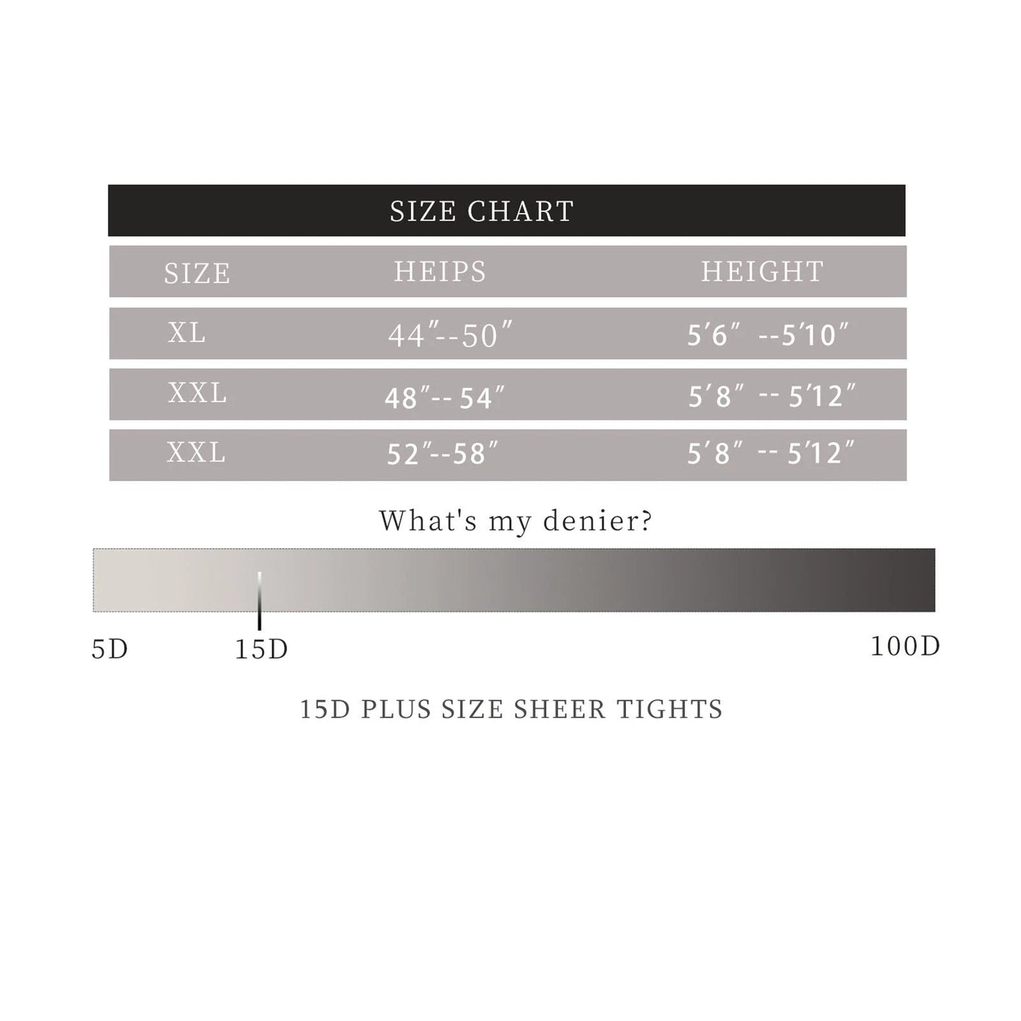3 Pairs Plus Size Womens Sheer Tights 20D High Waist Control Top Pantyhose With Reinforced Toes