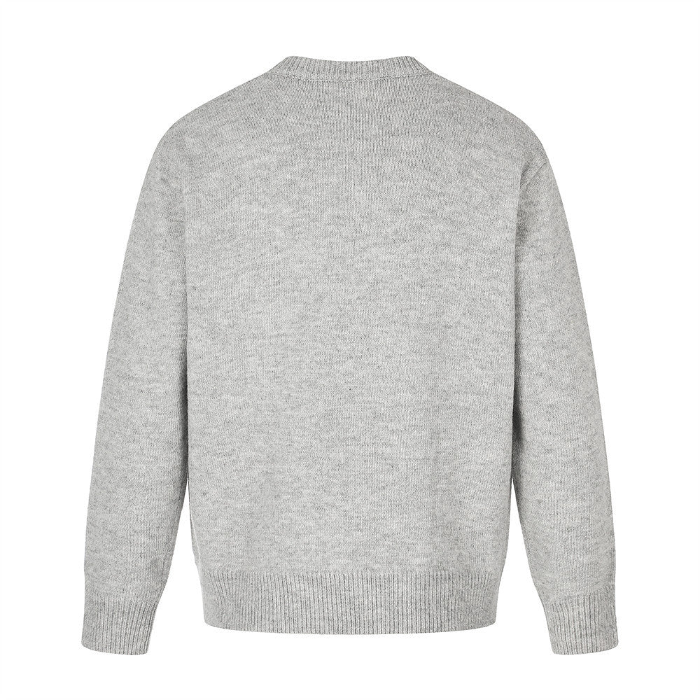 Cardigan Sweater Mens Loose-fit Casual Knitwear Coat