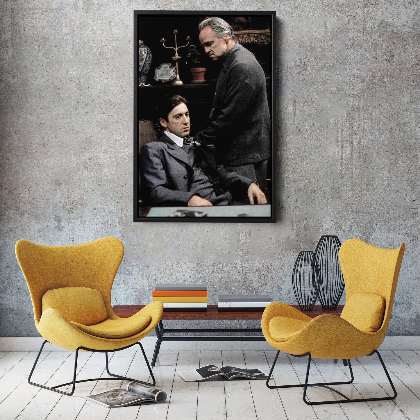 The Godfather Canvas – Don Corleone Wall Art for Home Decor