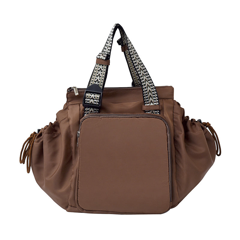 Nylon Fabric Large Capacity Travel Tote Handbag