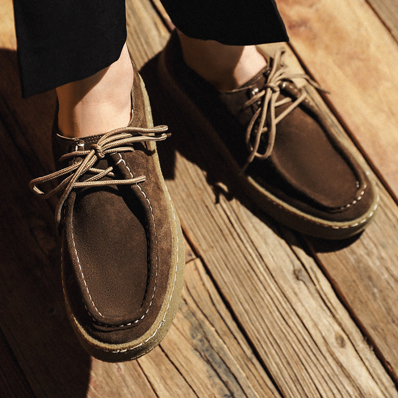 All Match Suede British Style Casual Flats