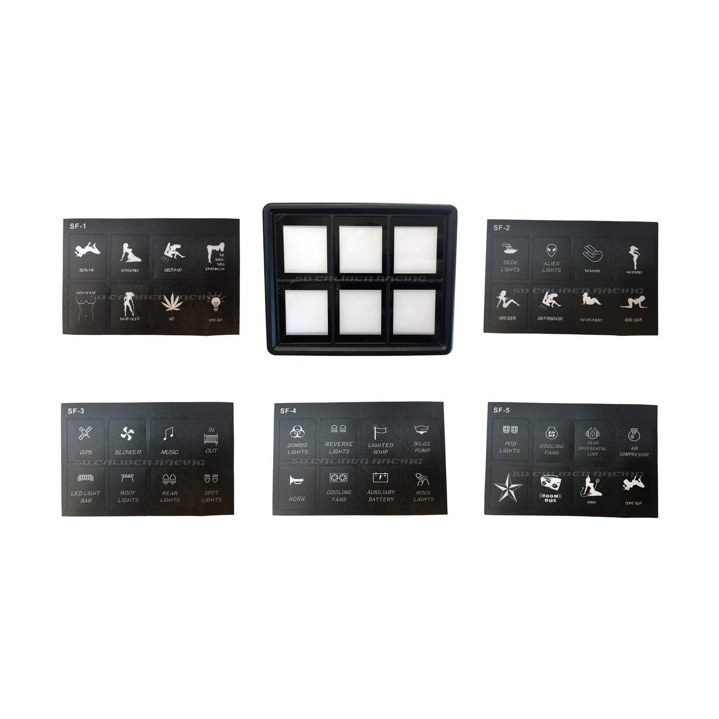 Slim Mount 6 Switch Touch Panel