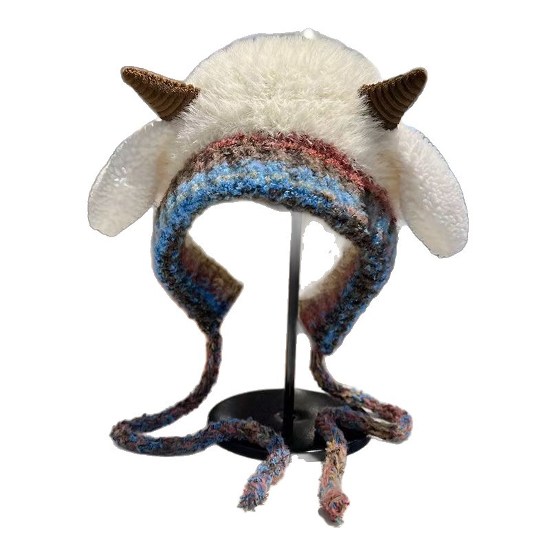 Gorro de punto para mujer a prueba de frío – Gorro versátil cálido de invierno