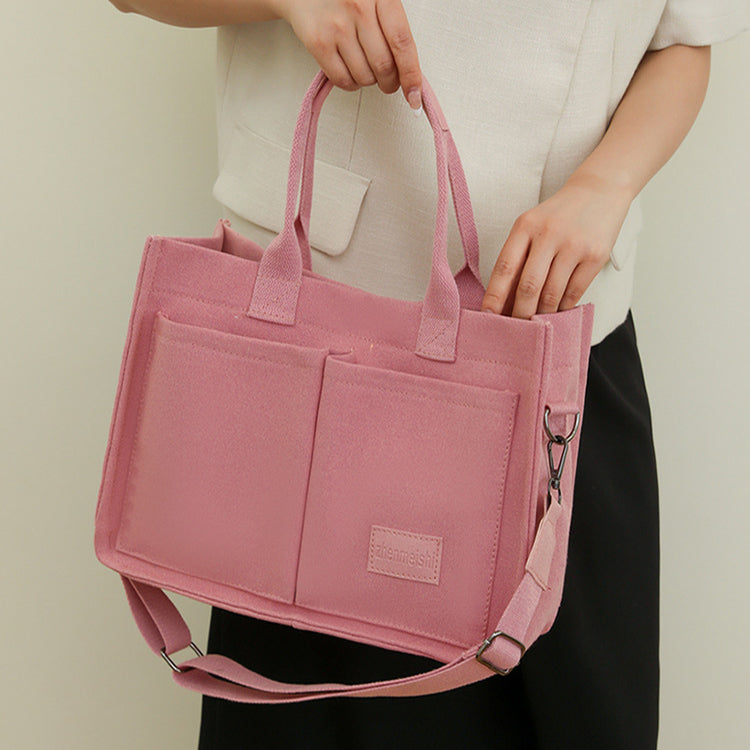 Women's Canvas Casual Crossbody Shopper Bag Crossbody Bag