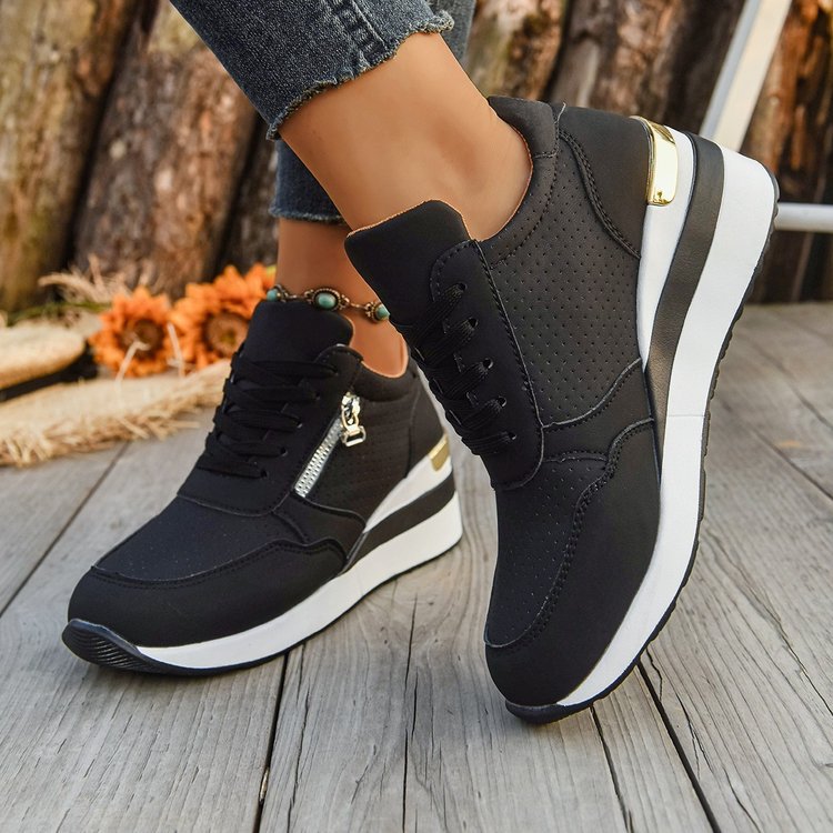 Casual Lightweight Wedge Sneakers