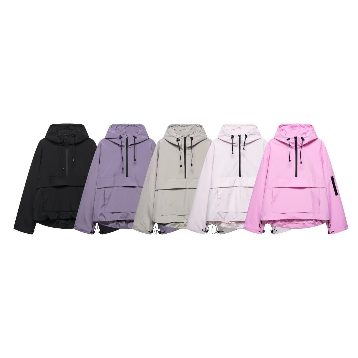 Casual Sports Hooded Jacket Top Outdoor Jacket Coat