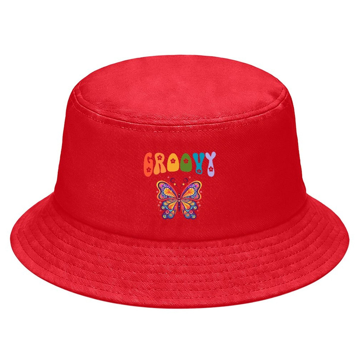 Groovy Butterfly Children’s Bucket Hat (Front Printing)