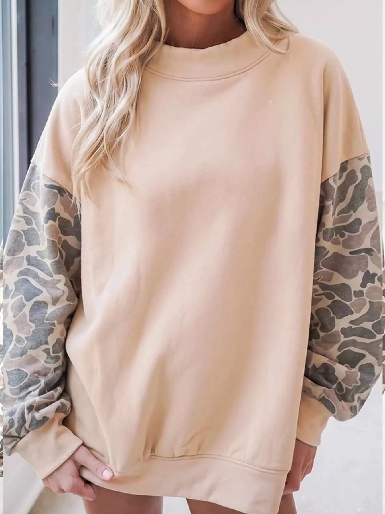 Camouflage Long Sleeve Sweatshirt
