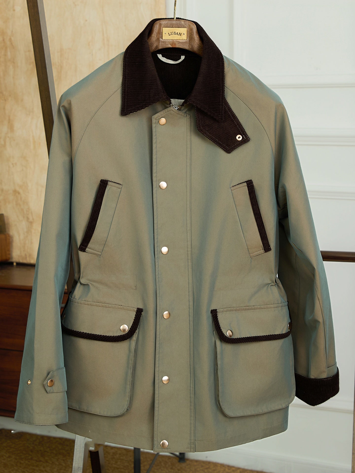 Vintage Jacket Blended Outdoor Waterproof Jacket