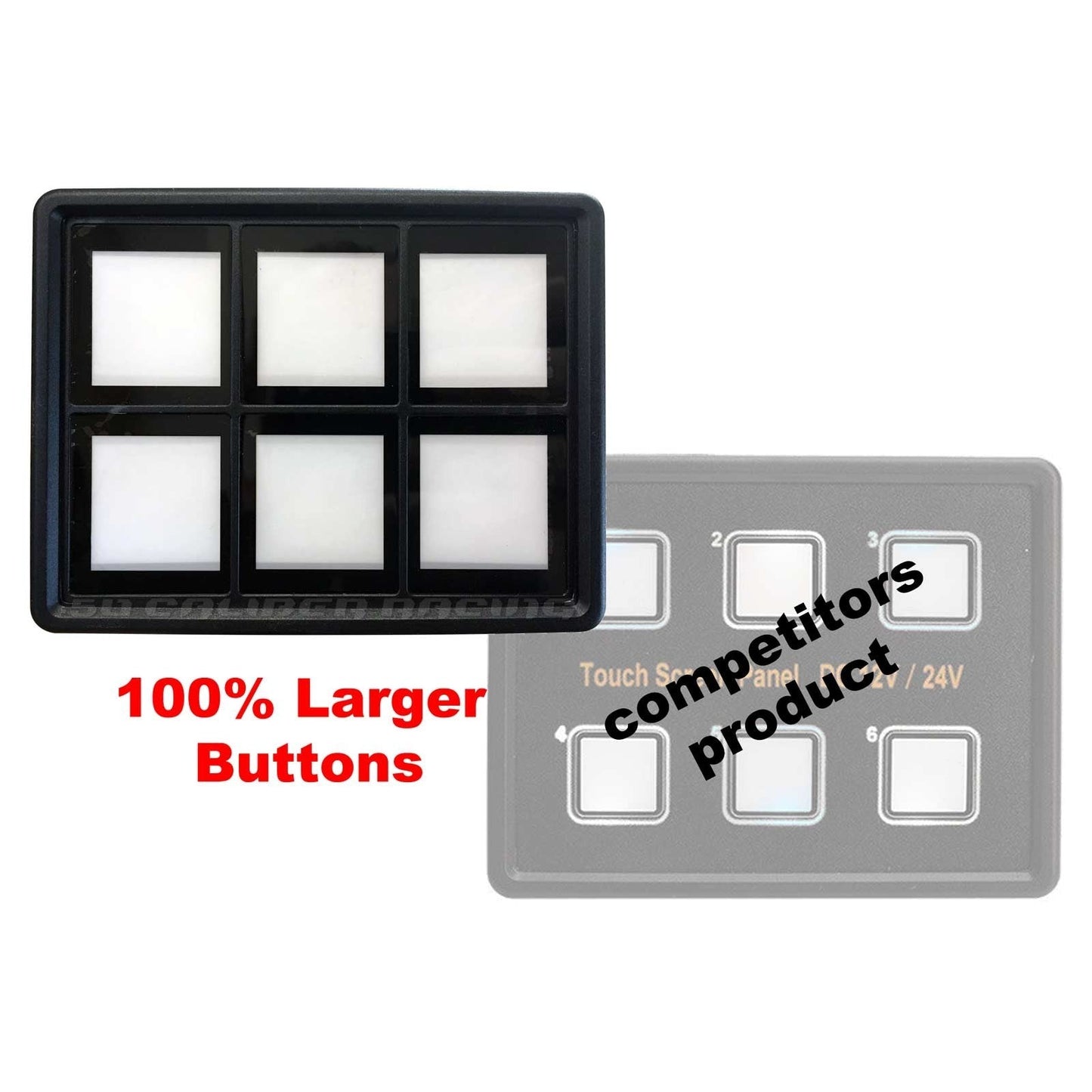 Slim Mount 6 Switch Touch Panel