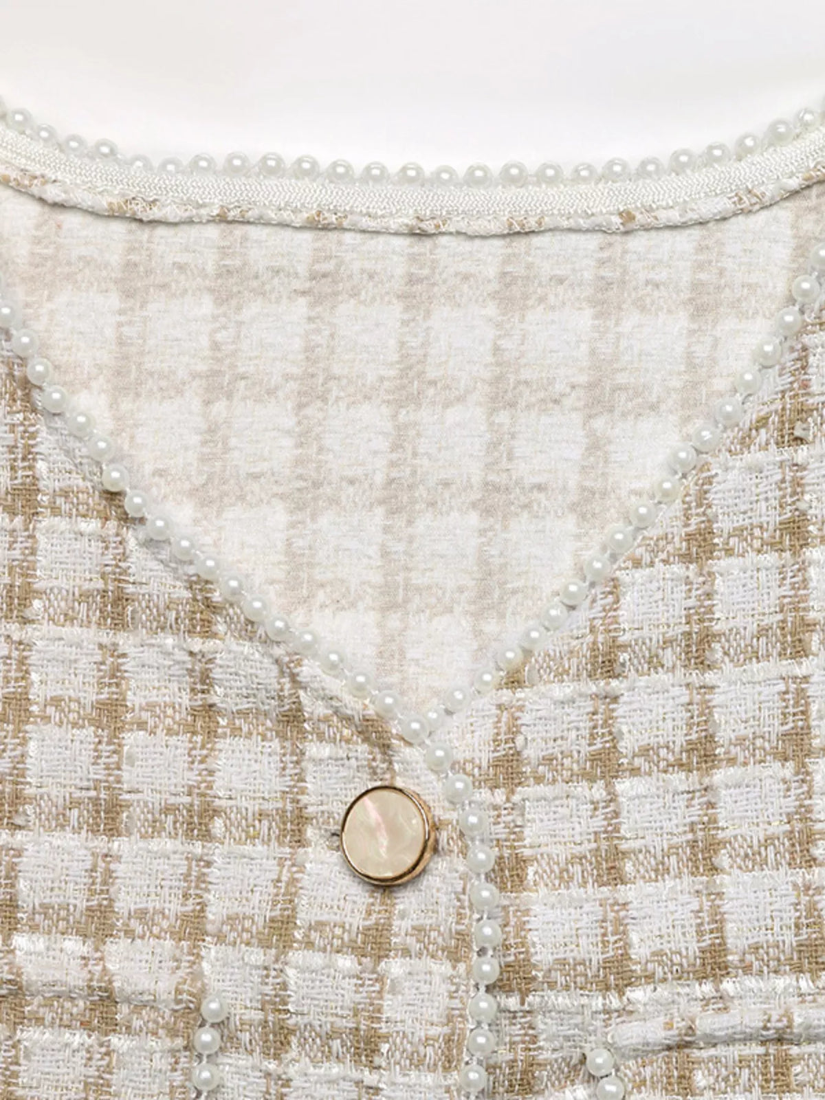 Plaid Button-Front Long Sleeve Outerwear