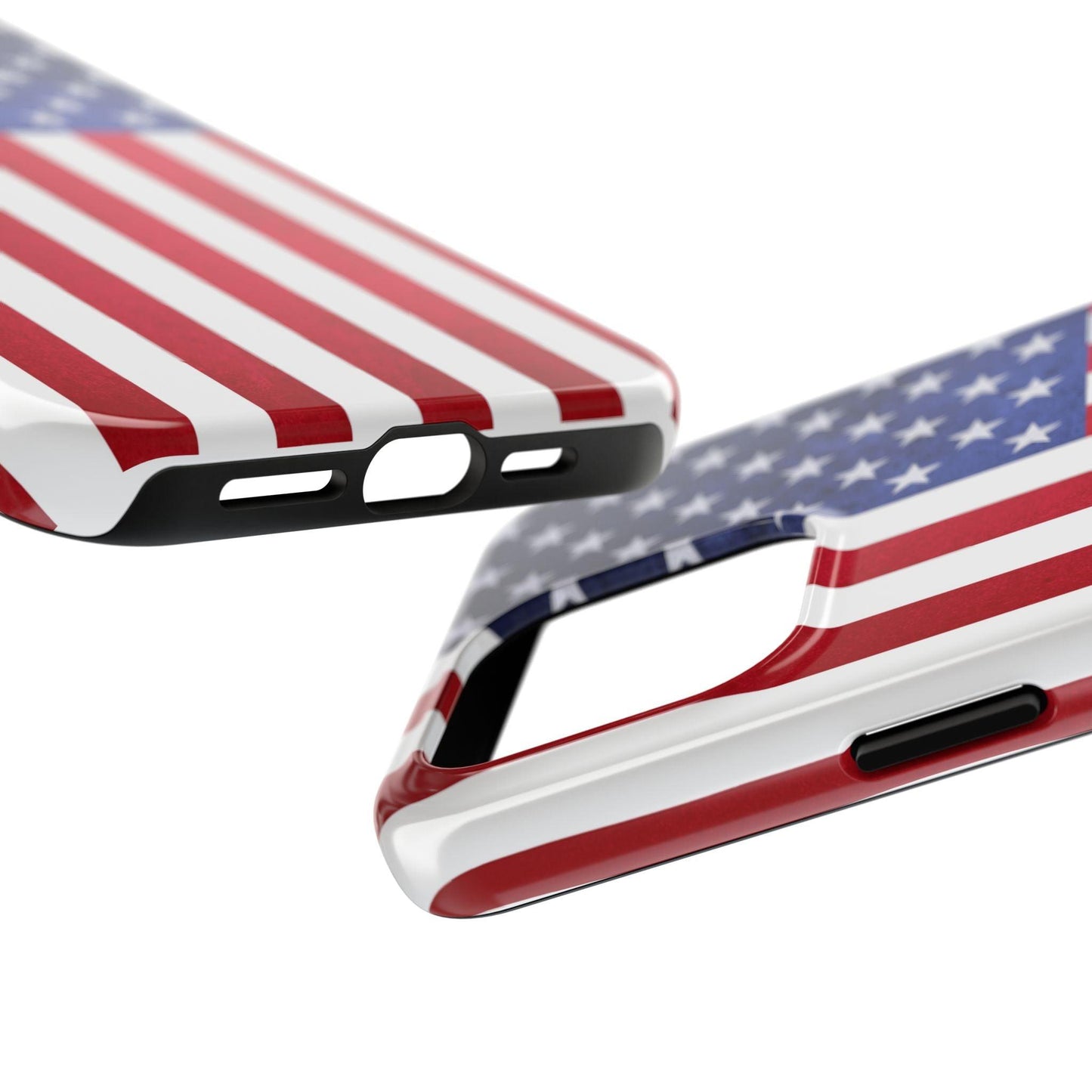 USA Flag Printed Tough Phone Cases