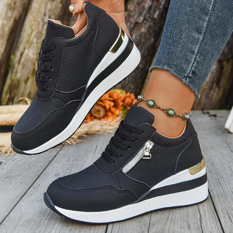 Casual Lightweight Wedge Sneakers