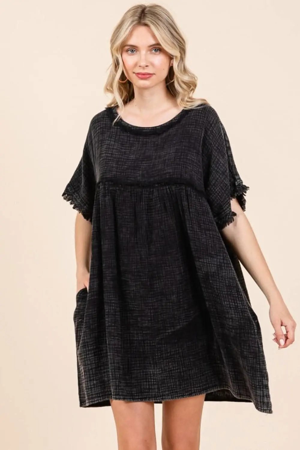 Dresses Trendsi Culture Code babydoll dress with pockets