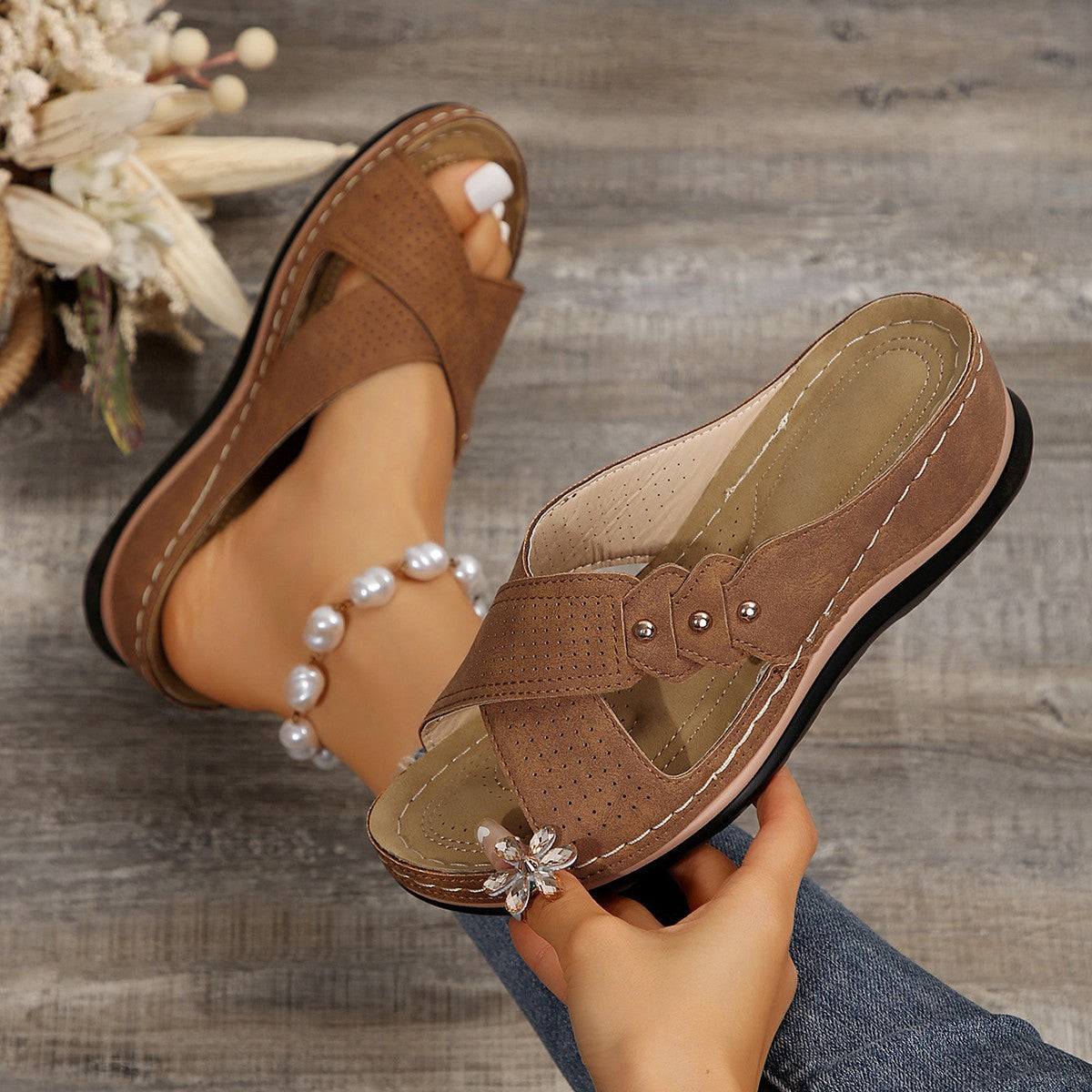 Flat Bottom Non-Slip Slippers