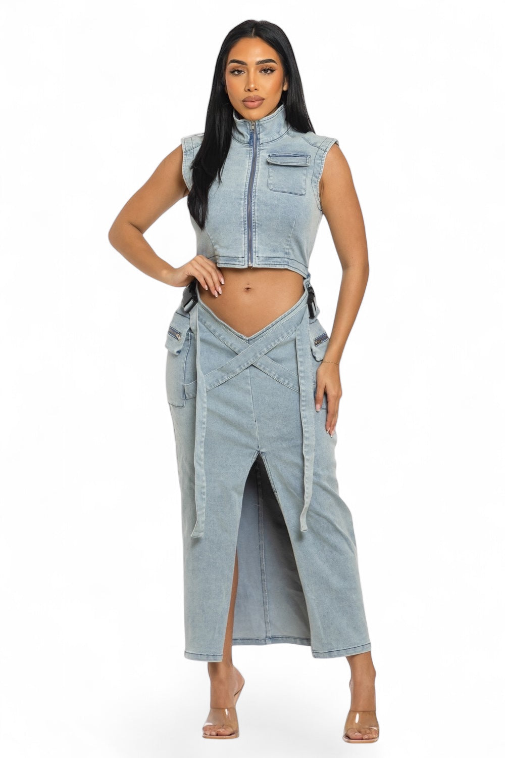 Vestido vaquero de dos piezas de Modern Edge Denim
