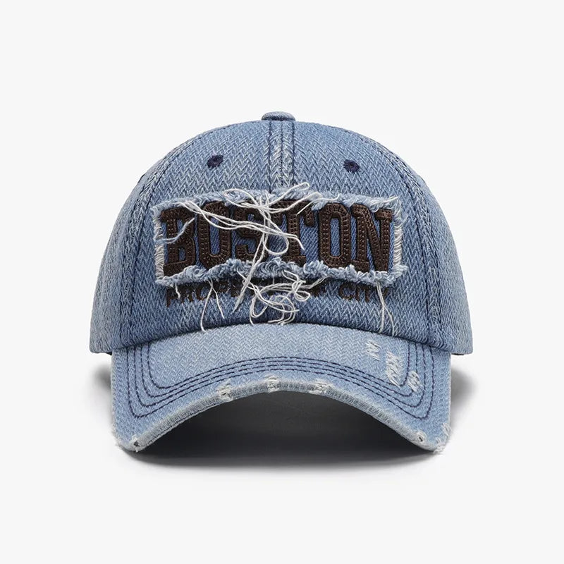Letter Adjustable Cotton Baseball Cap