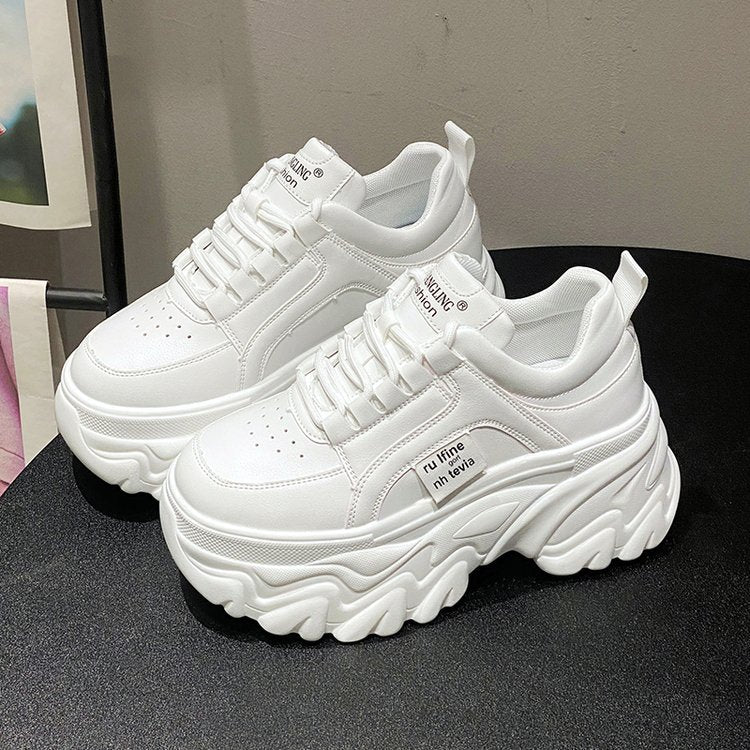 Women's Chunky Platform Dad Heels