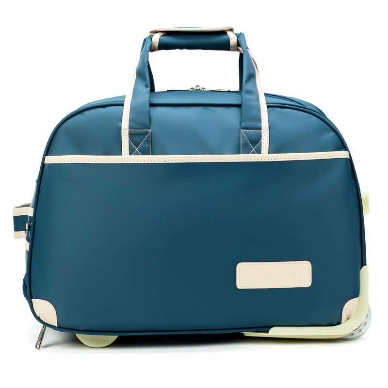 Oxford Pull Rod Nylon Waterproof Large Capacity Travel Bag