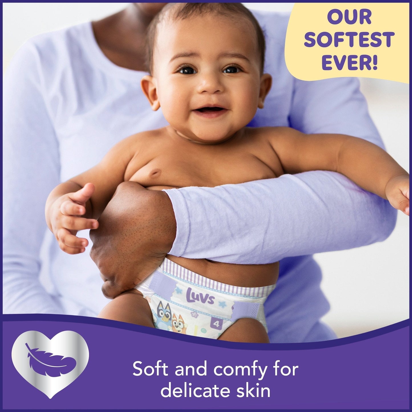 Luvs Platinum Protection Baby Diapers Size Newborn, 38 Count