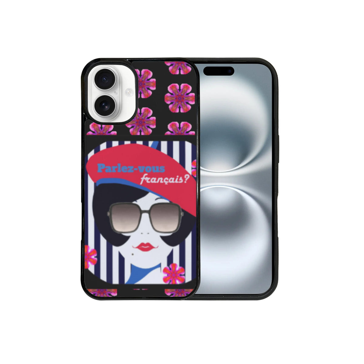 Parlez-vous Francais? French Girl iPhone 15/16 Mobile Phone Case (Made in USA)
