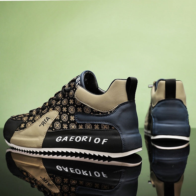 Men's Flower Pattern Casual Shoes