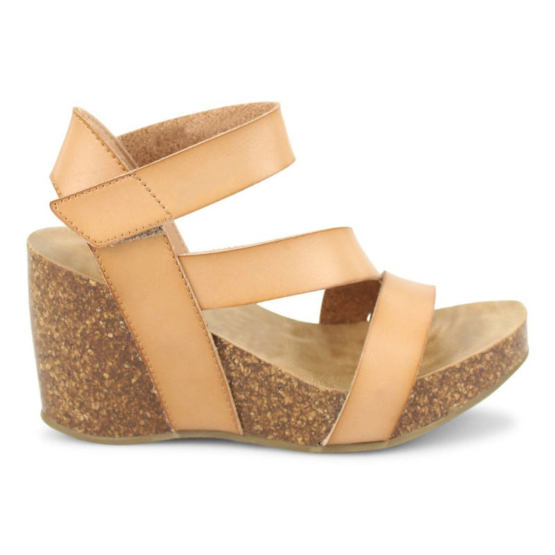 Women's Velcro Wedge Sandals