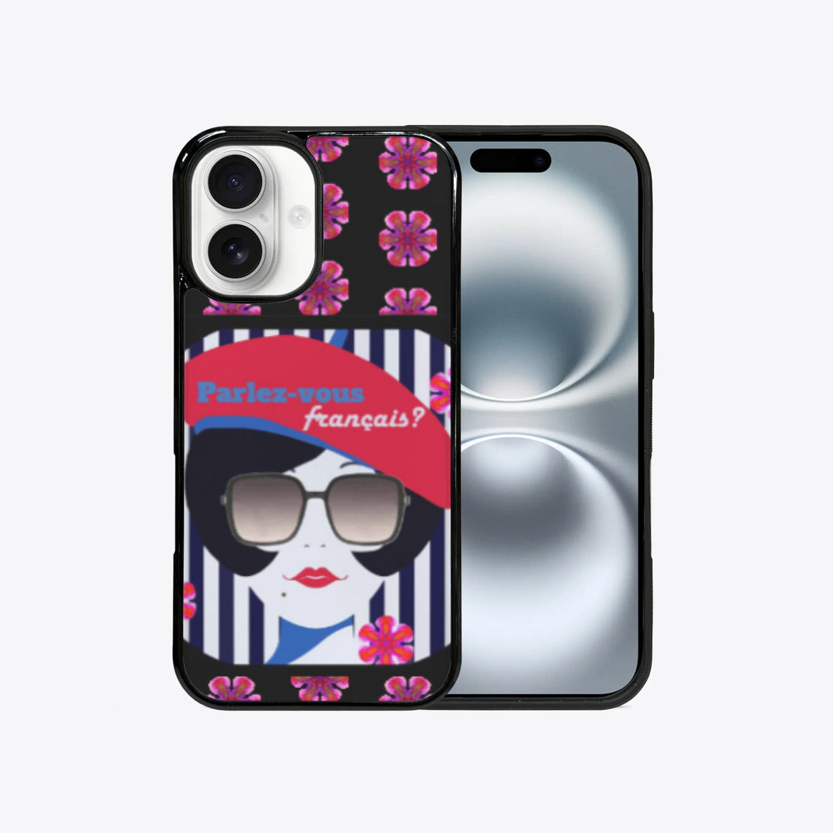 Parlez-vous Francais? French Girl iPhone 15/16 Mobile Phone Case (Made in USA)