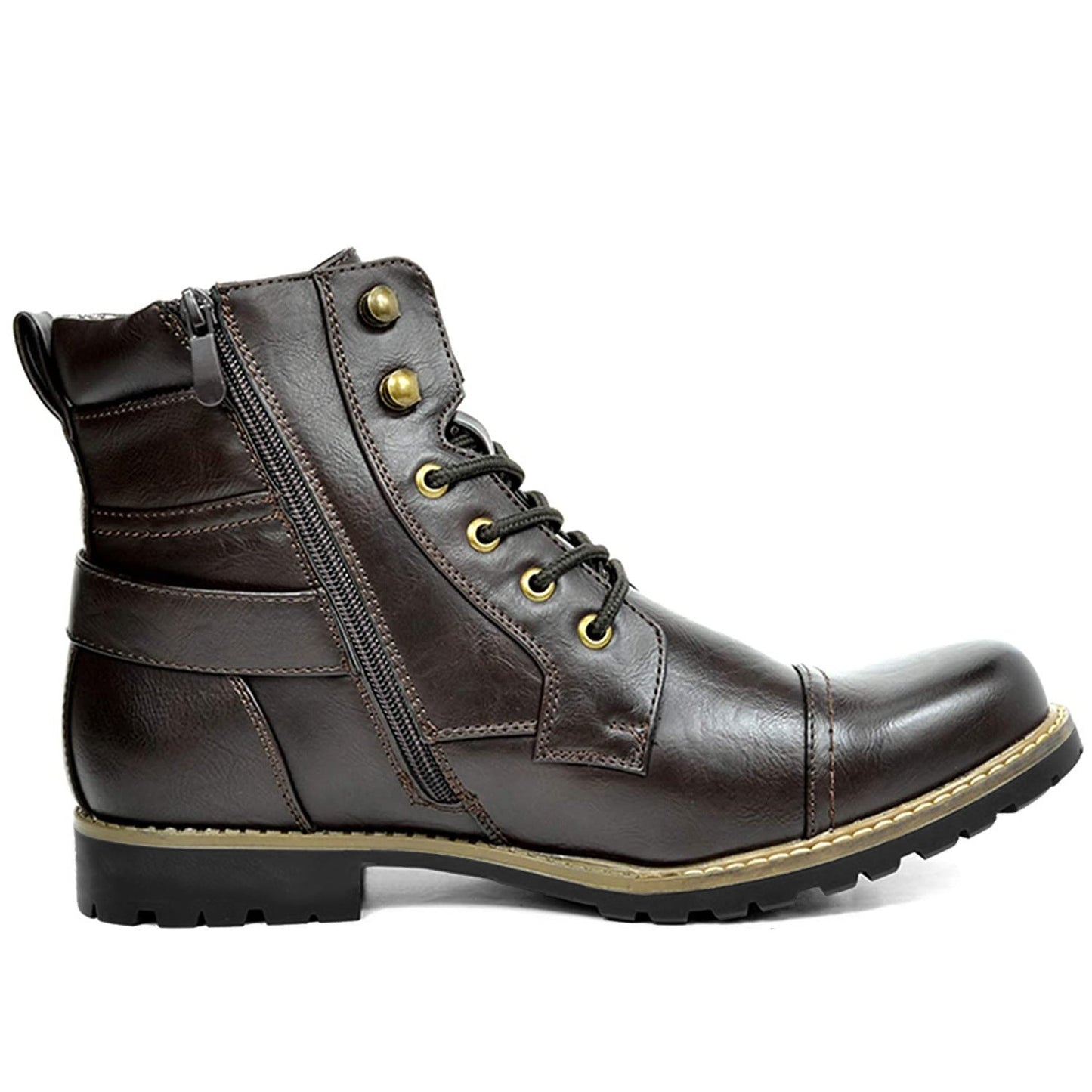 Men's Double Zipper Boots