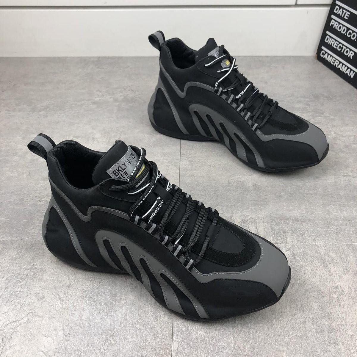 BKLYN Iridescent Panel Shoes