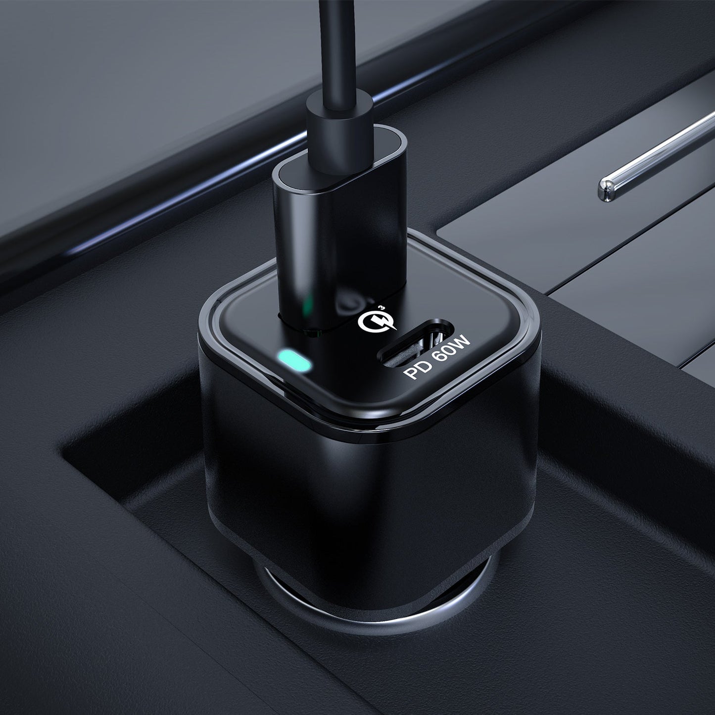 REXING JETSPEED Negro 78W Cargador de coche USB PowerDelivery+ USB-C