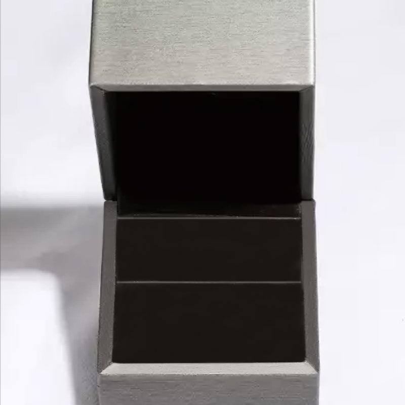 Anillo de moissanita de 2 quilates de plata de ley 925