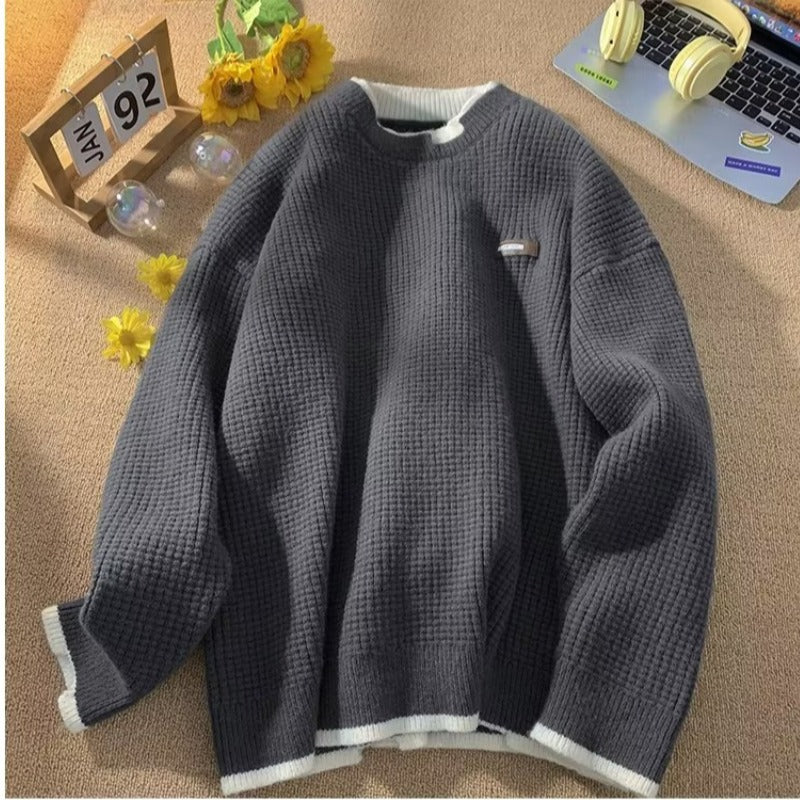 Retro High-grade Cotton Knitwear Bottoming Sweater