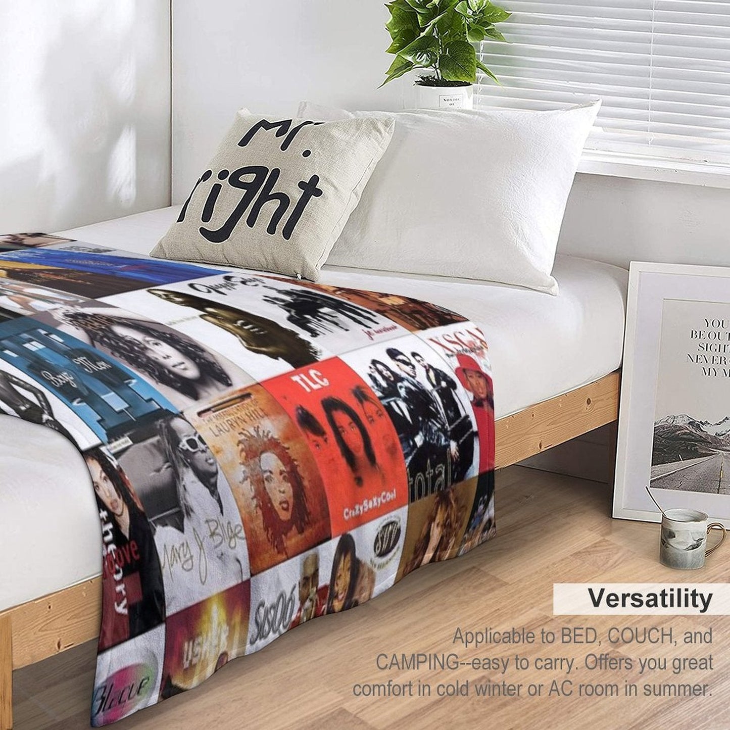 HISTORY 90s RNB - HOME DECOR Throw Blanket