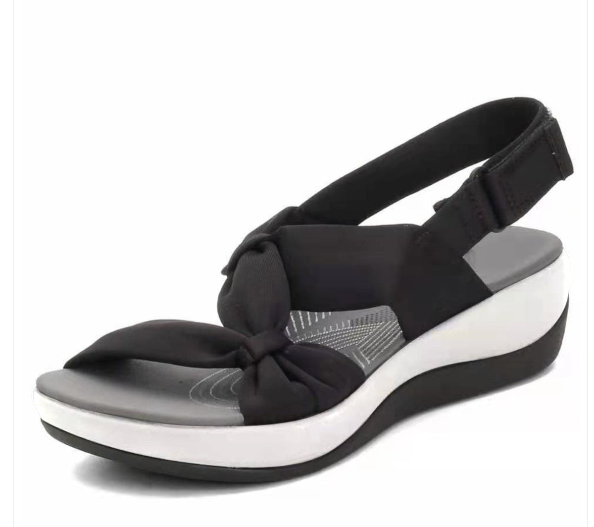 Simple Fish Mouth Trifle Sole Sandals