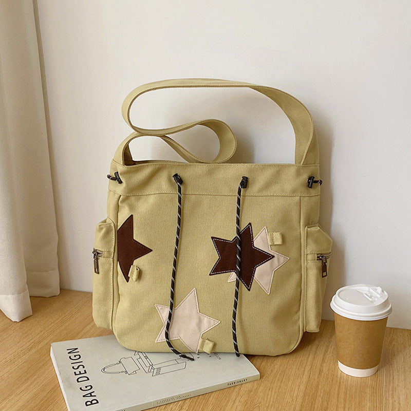 American Retro Large Capacity Messenger Bag