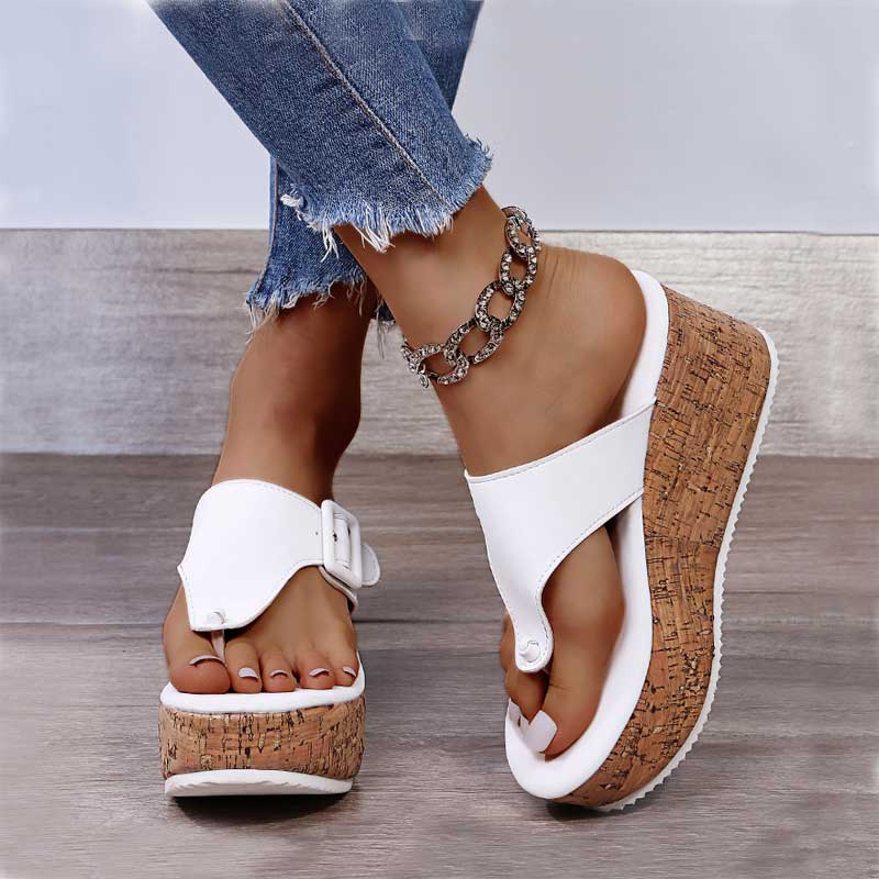 Women's Fashion Wedge Buckle Sandals